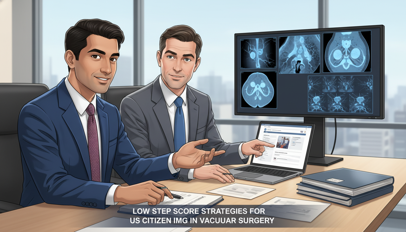 Low Step Score Strategies for US Citizen IMGs in Vascular Surgery Residency
