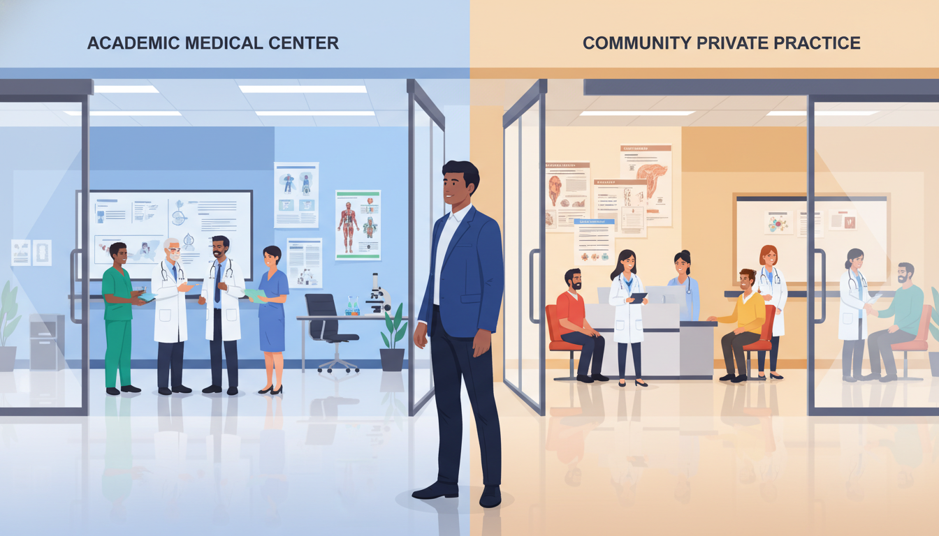 Choosing Your Path: Academic vs Private Practice Strategies for Caribbean IMGs