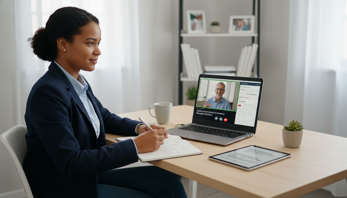 Medical graduate discussing disability accommodations planning - Caribbean medical school residency for Chronic Illness & Acc
