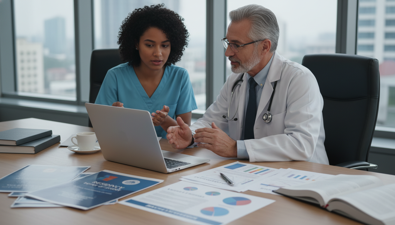 Caribbean IMG preparing residency letter of intent with mentor - Caribbean medical school residency for Letter of Intent Stra