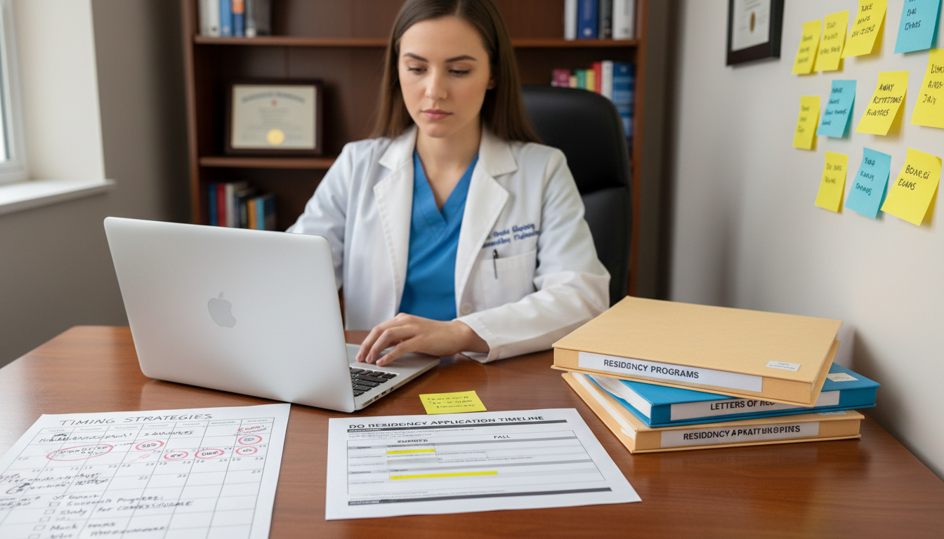 DO student organizing ERAS residency application DO student organizing ERAS residency application - DO graduate residency for Application Timeline & Timing Strategies for DO