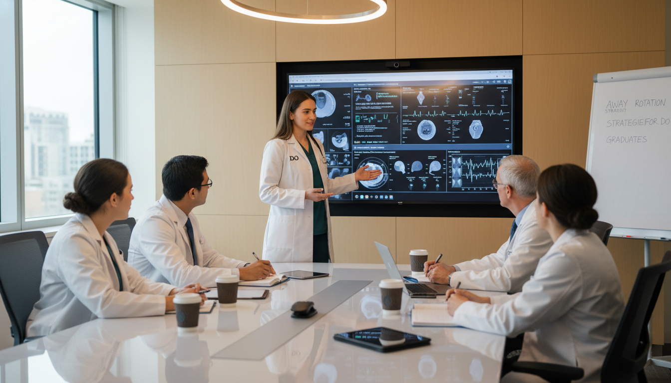 DO graduate presenting patient case during away rotation DO graduate presenting patient case during away rotation - DO graduate residency for Away Rotation Strategy Strategies for DO