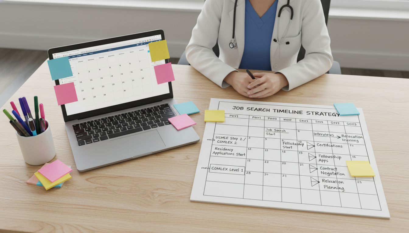 Timeline planning for DO resident job search Timeline planning for DO resident job search - DO graduate residency for Job Search Timing Strategies for DO Graduate