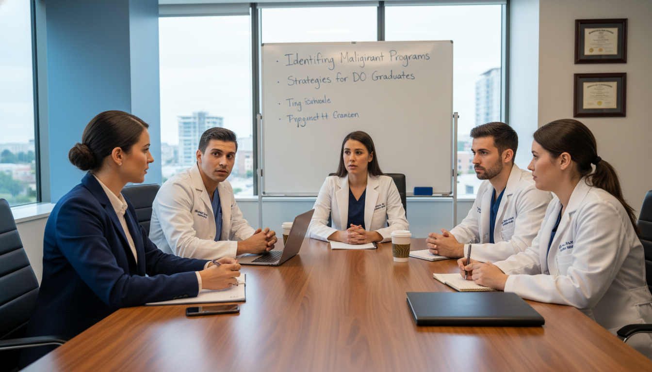 Osteopathic applicant at residency interview day Osteopathic applicant at residency interview day - DO graduate residency for Identifying Malignant Programs Strategies for DO