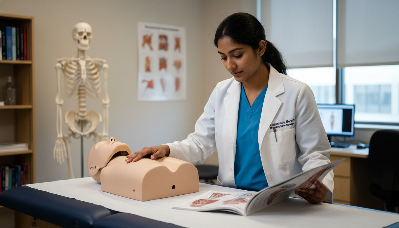 Osteopathic medical student reviewing OPP for COMLEX Osteopathic medical student reviewing OPP for COMLEX - IMG residency guide for COMLEX Level 1-3 Preparation Strategies for In