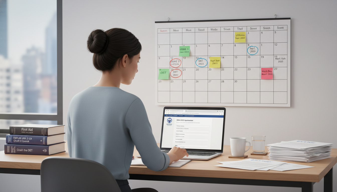 IMG preparing USMLE exam schedule and ECFMG certification timeline IMG preparing USMLE exam schedule and ECFMG certification timeline - IMG residency guide for ECFMG Certification Strategies f