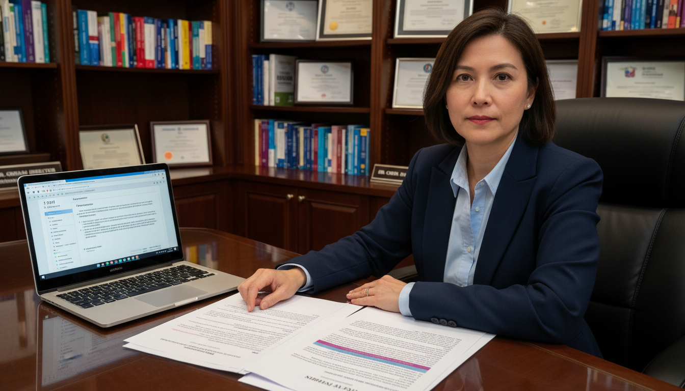 Program director reviewing IMG application with gap year explanation Program director reviewing IMG application with gap year explanation - IMG residency guide for Gap Year Explanation Strategie