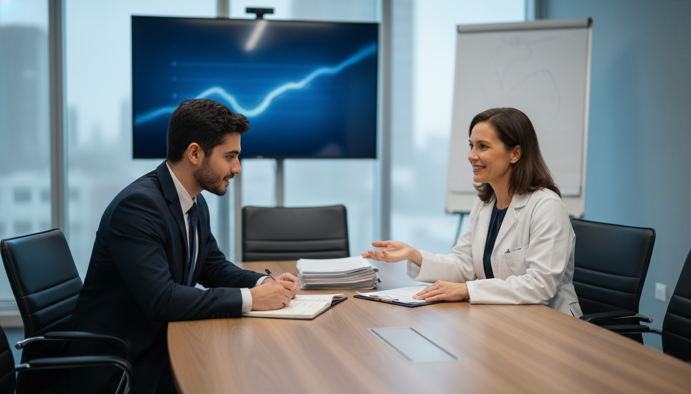 Residency faculty interviewing an international medical graduate - IMG residency guide for In-Person Interview Strategy Strat