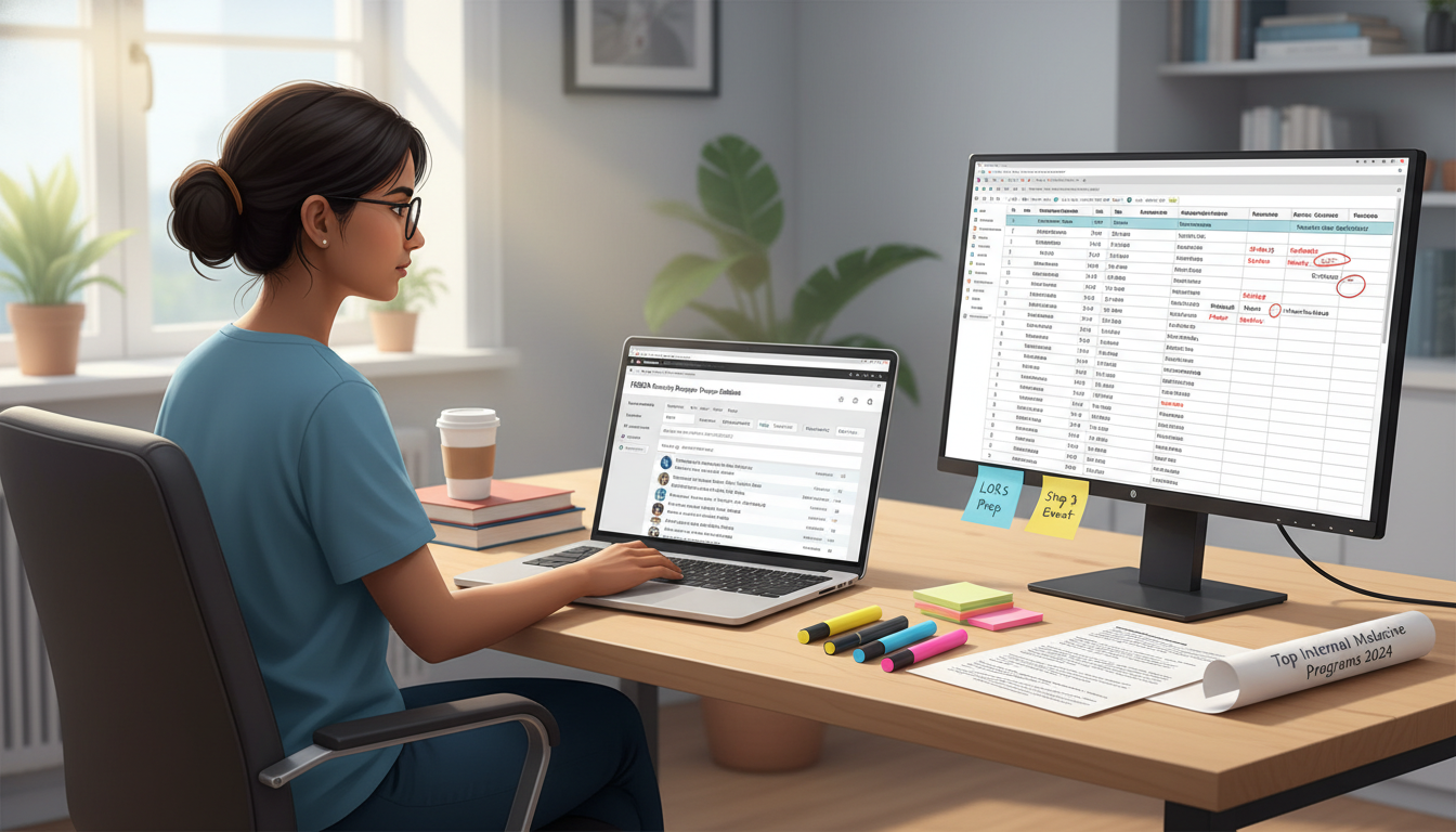 IMG using online tools and spreadsheets to research residency programs IMG using online tools and spreadsheets to research residency programs - IMG residency guide for How to Research Programs Str