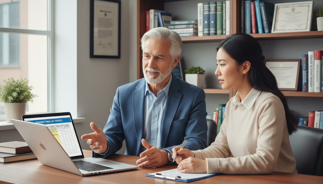 Residency applicant consulting mentor about rank list Residency applicant consulting mentor about rank list - IMG residency guide for Rank List Strategy Strategies for Internation