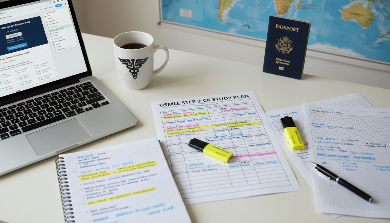 USMLE Step 2 CK study schedule and resources for IMGs - IMG residency guide for USMLE Step 2 CK Preparation Strategies for In