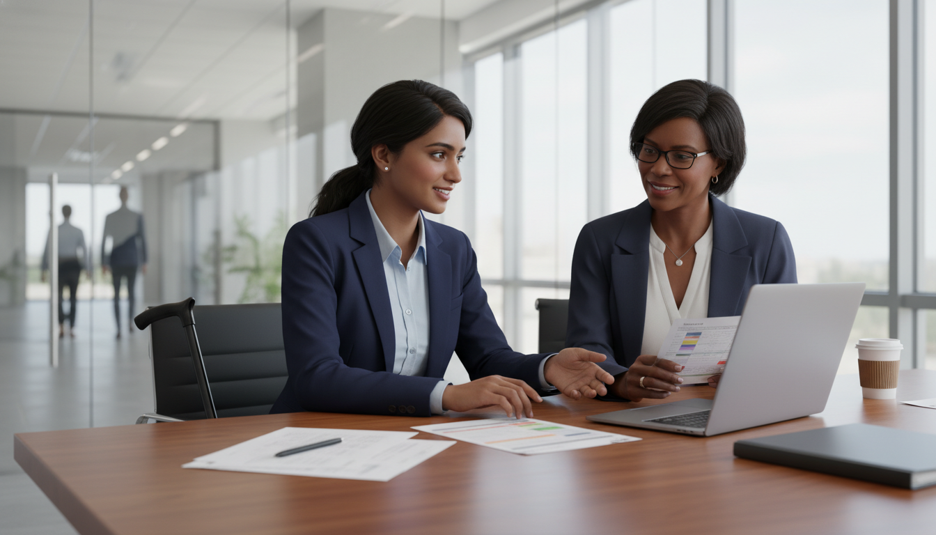 Resident physician discussing disability accommodations with a GME administrator - MD graduate residency for Chronic Illness