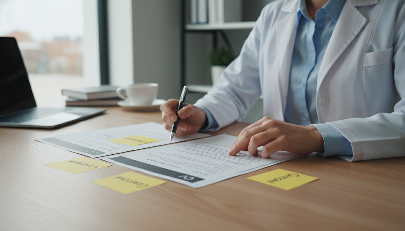 Residency applicant preparing a professional CV Residency applicant preparing a professional CV - MD graduate residency for CV Building Strategies for MD Graduate