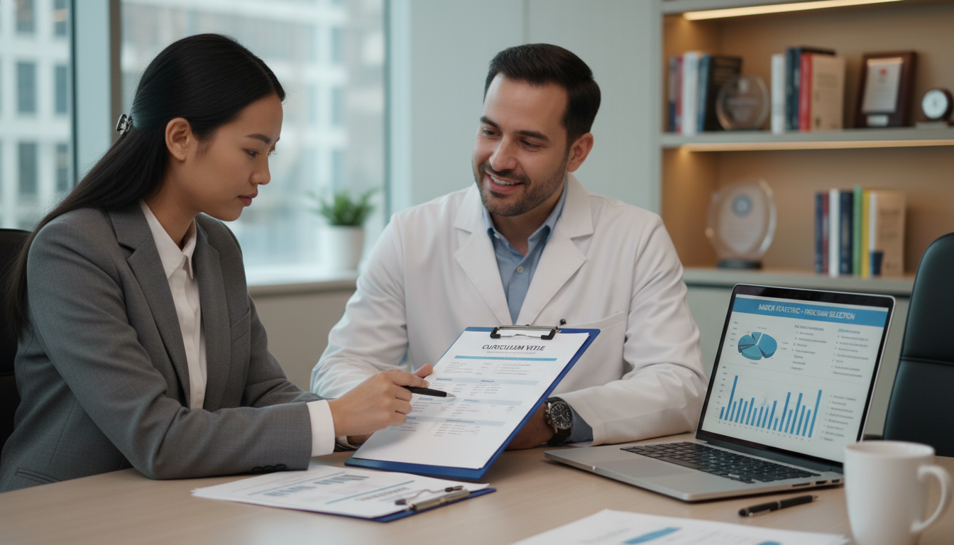 MD graduate creating a residency application profile with mentor - MD graduate residency for Program Selection Strategy Strat