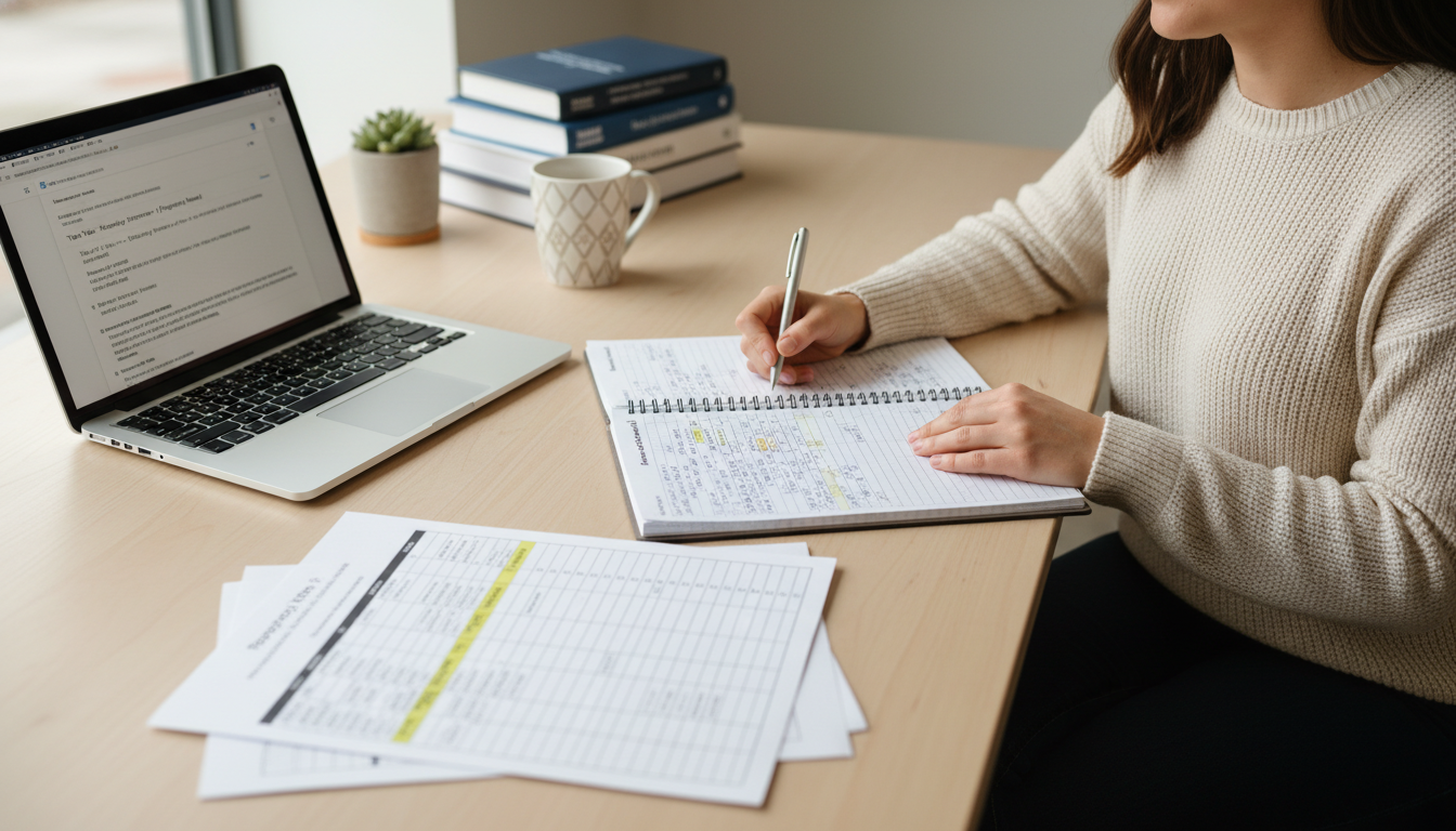 Residency applicant preparing follow-up email list after interviews Residency applicant preparing follow-up email list after interviews - MD graduate residency for Thank You Notes & Follow-Up S