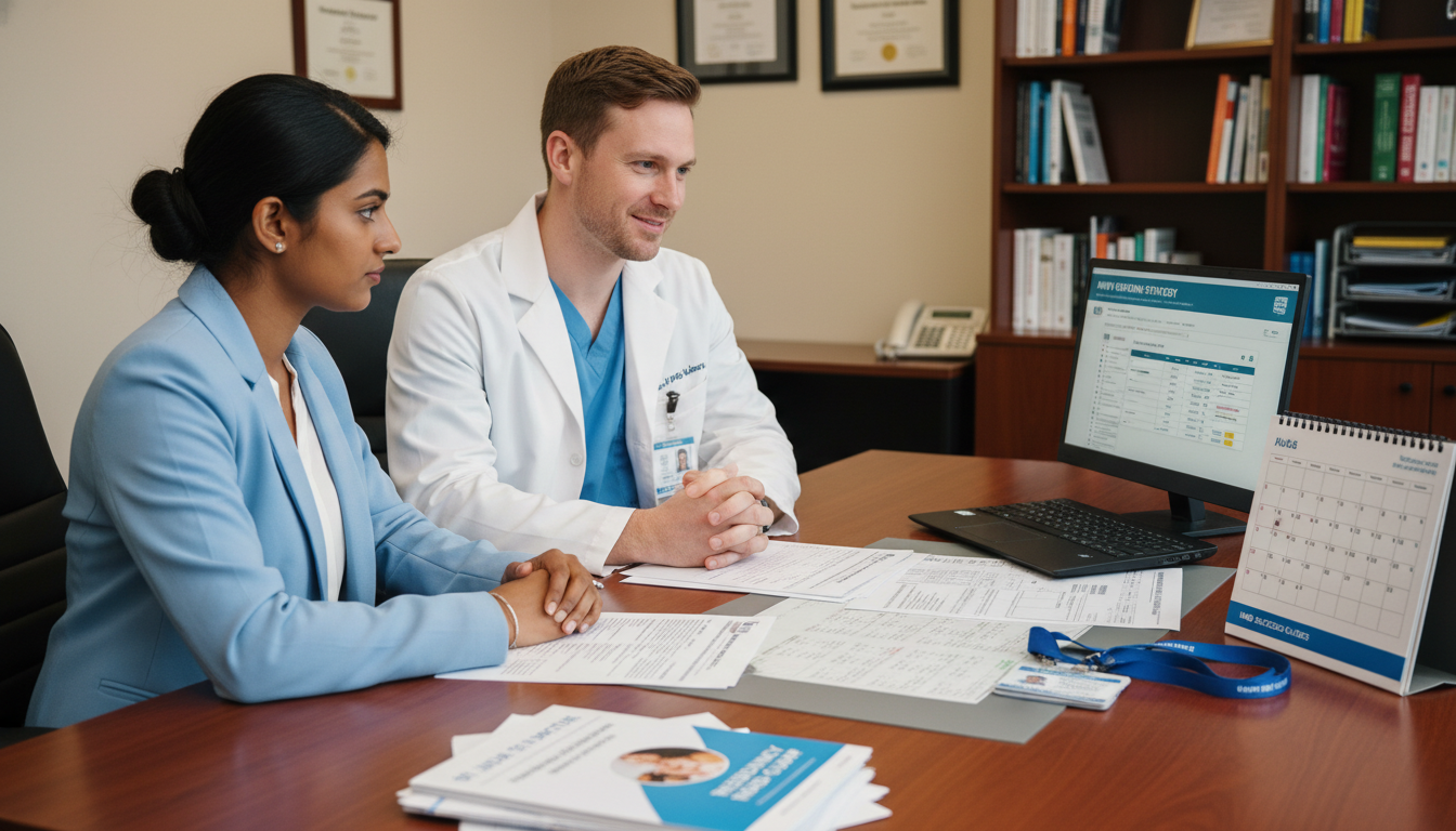 Foreign national medical graduate meeting with residency program coordinator Foreign national medical graduate meeting with residency program coordinator - non-US citizen IMG for Away Rotation Strategy