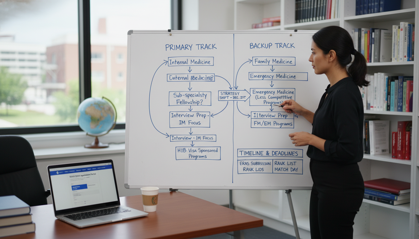 Residency Applicant Creating a Dual Specialty Application Plan Residency Applicant Creating a Dual Specialty Application Plan - non-US citizen IMG for Backup Specialty Planning Strategies