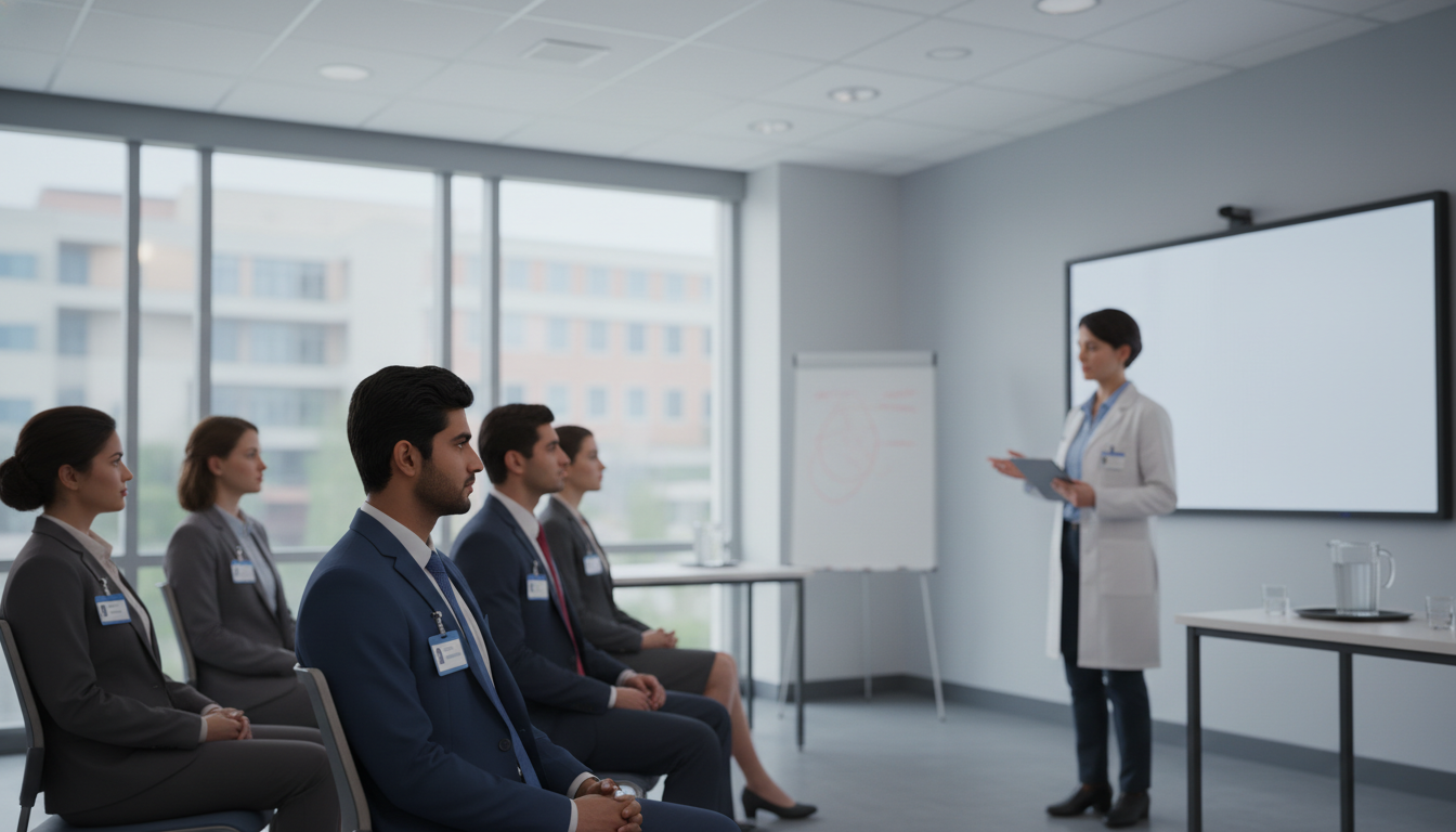 Residency interview group orientation and hospital tour Residency interview group orientation and hospital tour - non-US citizen IMG for In-Person Interview Strategy Strategies for