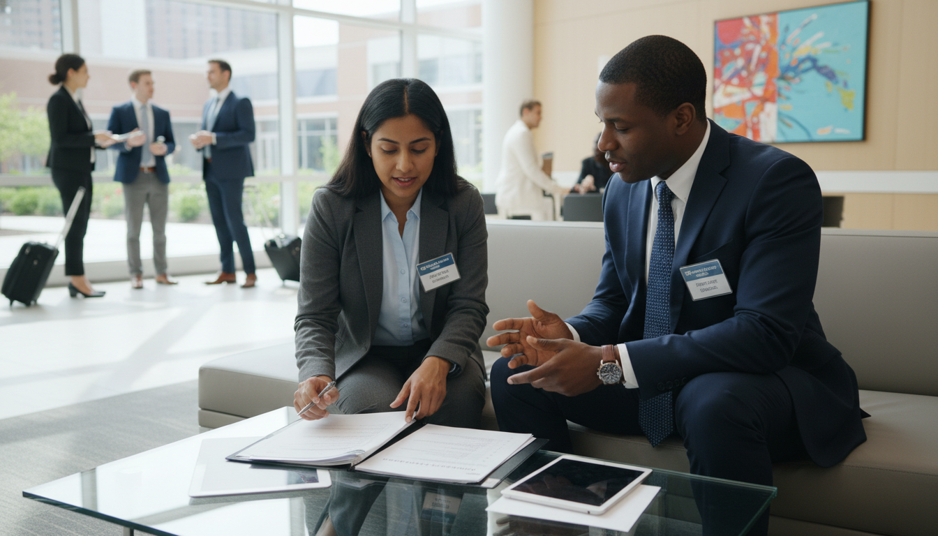 Non-US citizen IMGs discussing experiences after interview day - non-US citizen IMG for Questions to Ask Programs Strategies