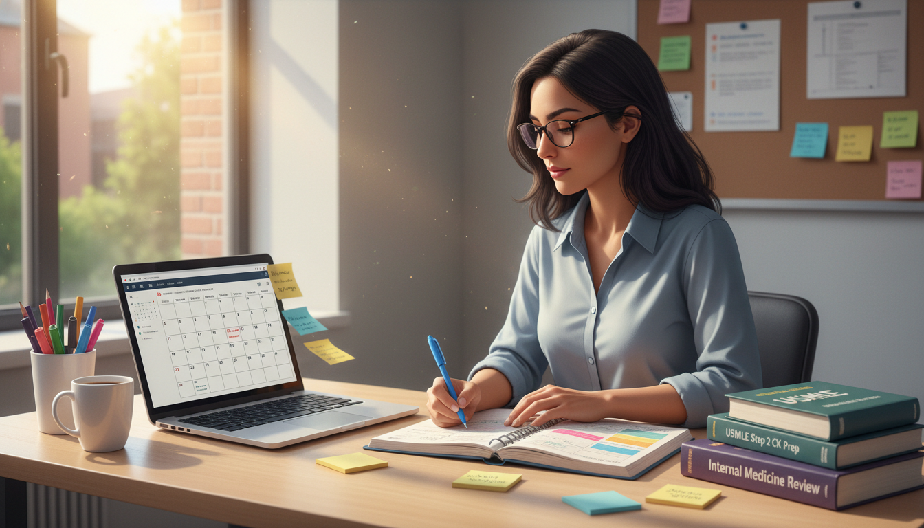 Study Schedule Planning for USMLE Step 2 CK - non-US citizen IMG for USMLE Step 2 CK Preparation Strategies for Non-US Citize