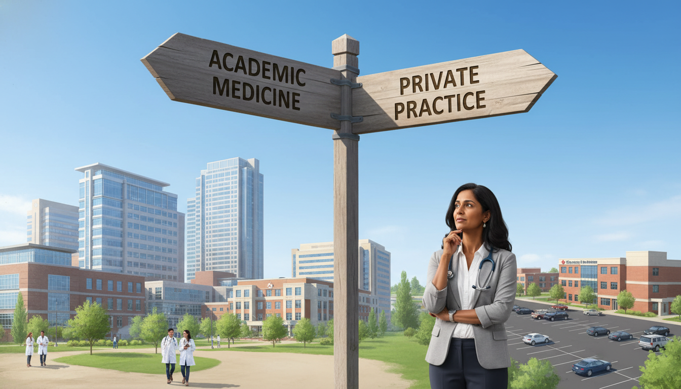 US Citizen IMG: Deciding Between Academic Medicine & Private Practice
