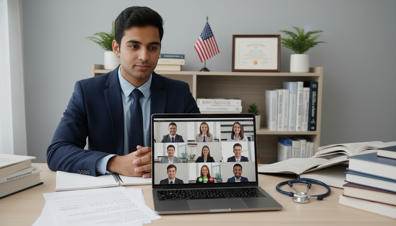 US citizen IMG attending a virtual residency interview US citizen IMG attending a virtual residency interview - US citizen IMG for Application Timeline & Timing Strategies for US C