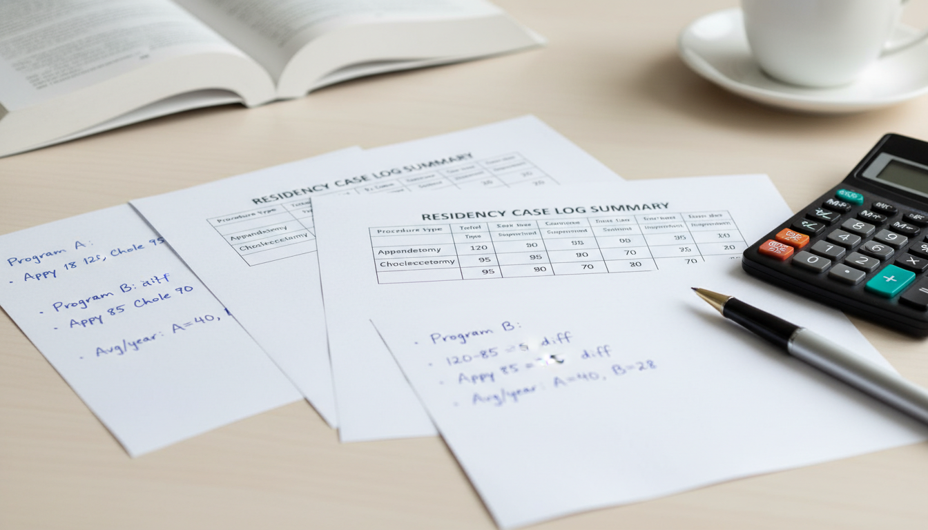 Comparing residency program case logs - US citizen IMG for Case Volume Evaluation Strategies for US Citizen IMG