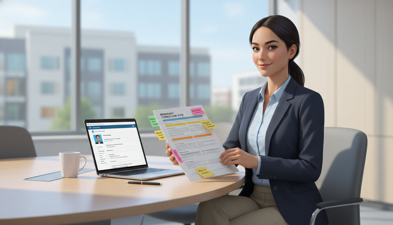 US Citizen IMG preparing for residency interviews with printed CV US Citizen IMG preparing for residency interviews with printed CV - US citizen IMG for CV Building Strategies for US Citizen