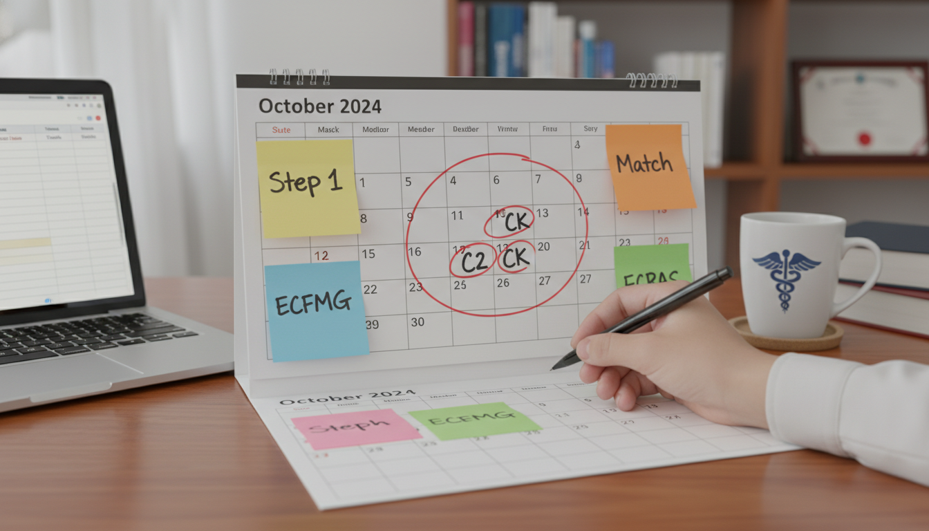 Timeline planning for USMLE and ECFMG certification Timeline planning for USMLE and ECFMG certification - US citizen IMG for ECFMG Certification Strategies for US Citizen IMG