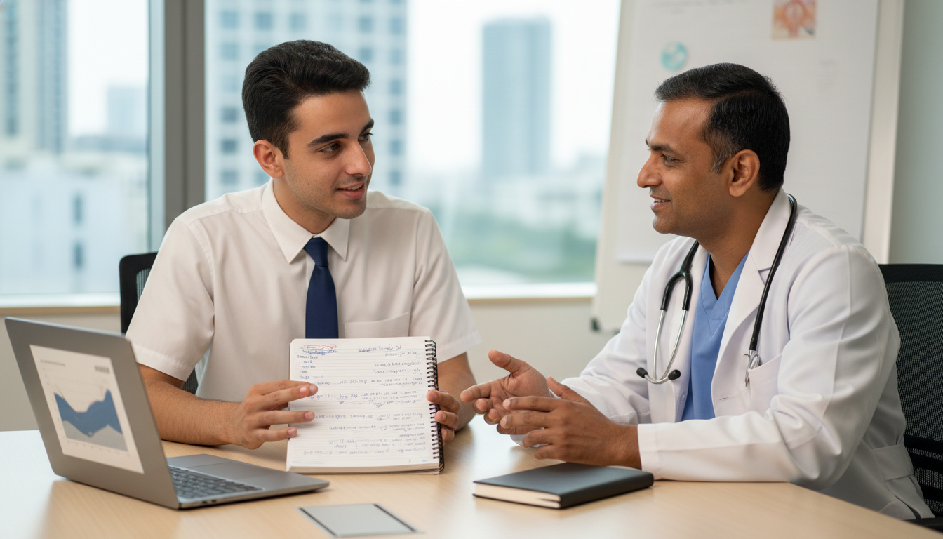 Mentorship meeting between IMG student and attending physician - US citizen IMG for Networking in Medicine Strategies for US