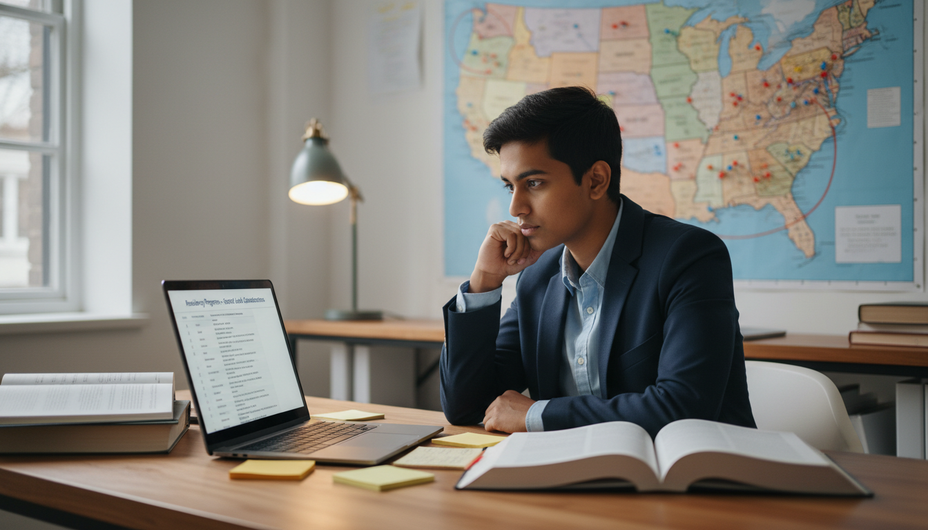 US citizen IMG reviewing a list of residency programs to revisit - US citizen IMG for Second Look Visits Strategies for US Ci