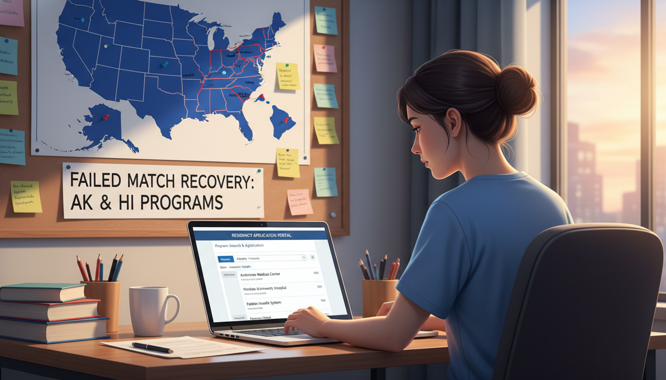 Medical graduate preparing residency application for Alaska and Hawaii programs Medical graduate preparing residency application for Alaska and Hawaii programs - Alaska residency for Failed Match Recovery