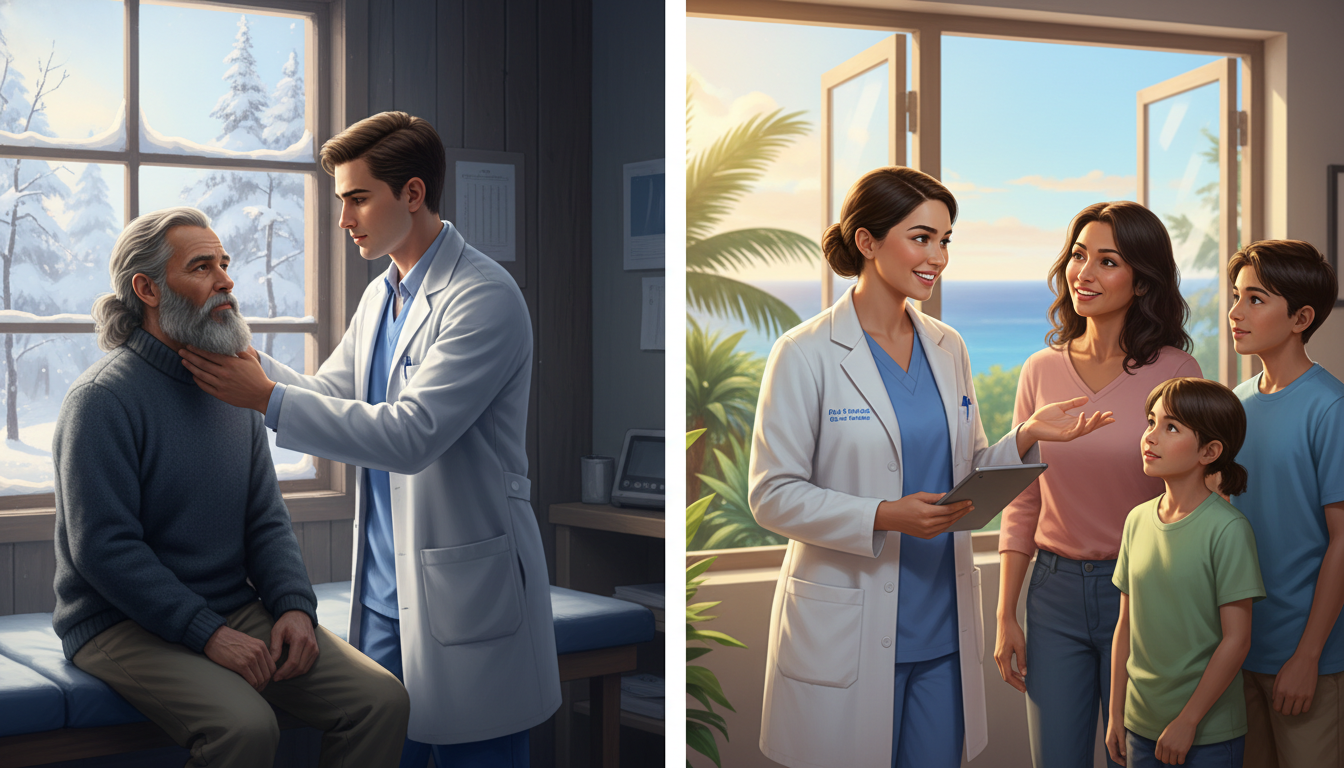 Medical residents training in a rural Alaskan clinic and Hawaiian community hospital Medical residents training in a rural Alaskan clinic and Hawaiian community hospital - Alaska residency for Geographic Flexib