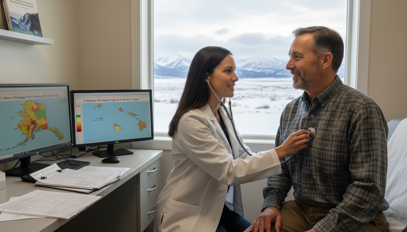 Physician in rural Alaska clinic working under a J-1 waiver Physician in rural Alaska clinic working under a J-1 waiver - Alaska residency for J-1 Waiver Strategies for Residency Progra