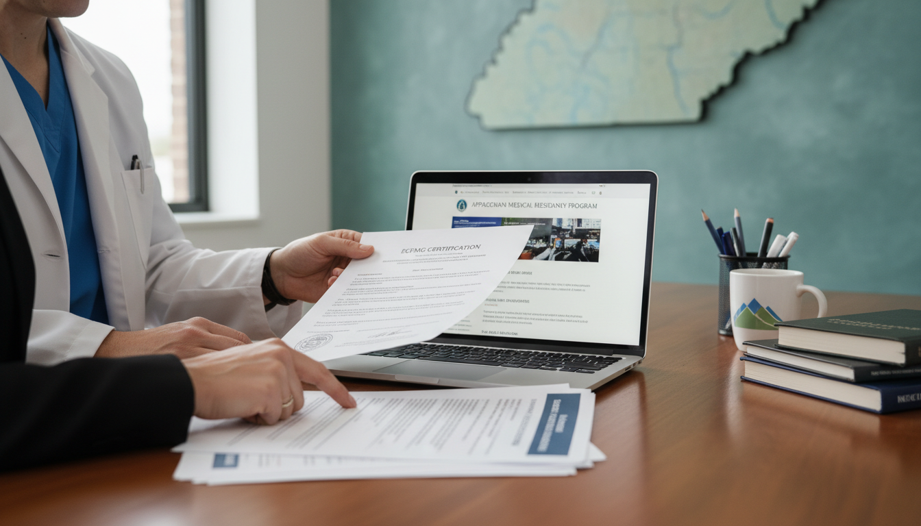 ECFMG and immigration paperwork for residency visas - Appalachian residency for Visa Navigation for Residency for Residency P