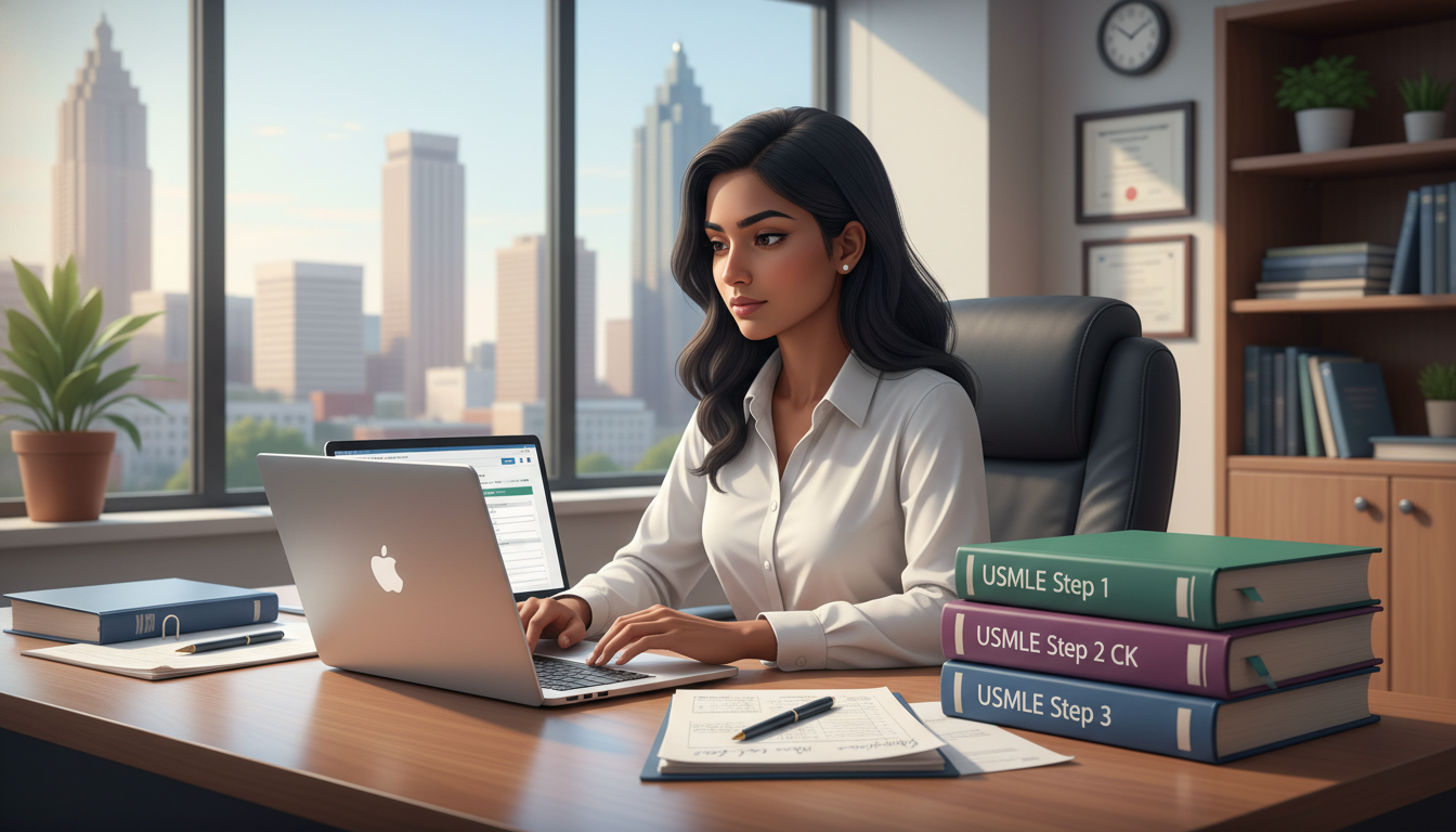 IMG preparing residency application documents IMG preparing residency application documents - Atlanta residency programs for H-1B Sponsorship Programs for Residency Progra