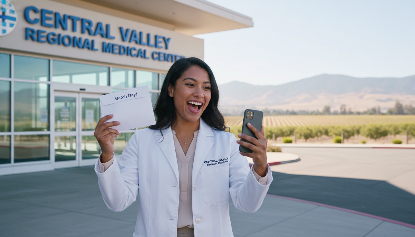International medical graduate matching to a residency program in California Central Valley - Central Valley residency for Vi