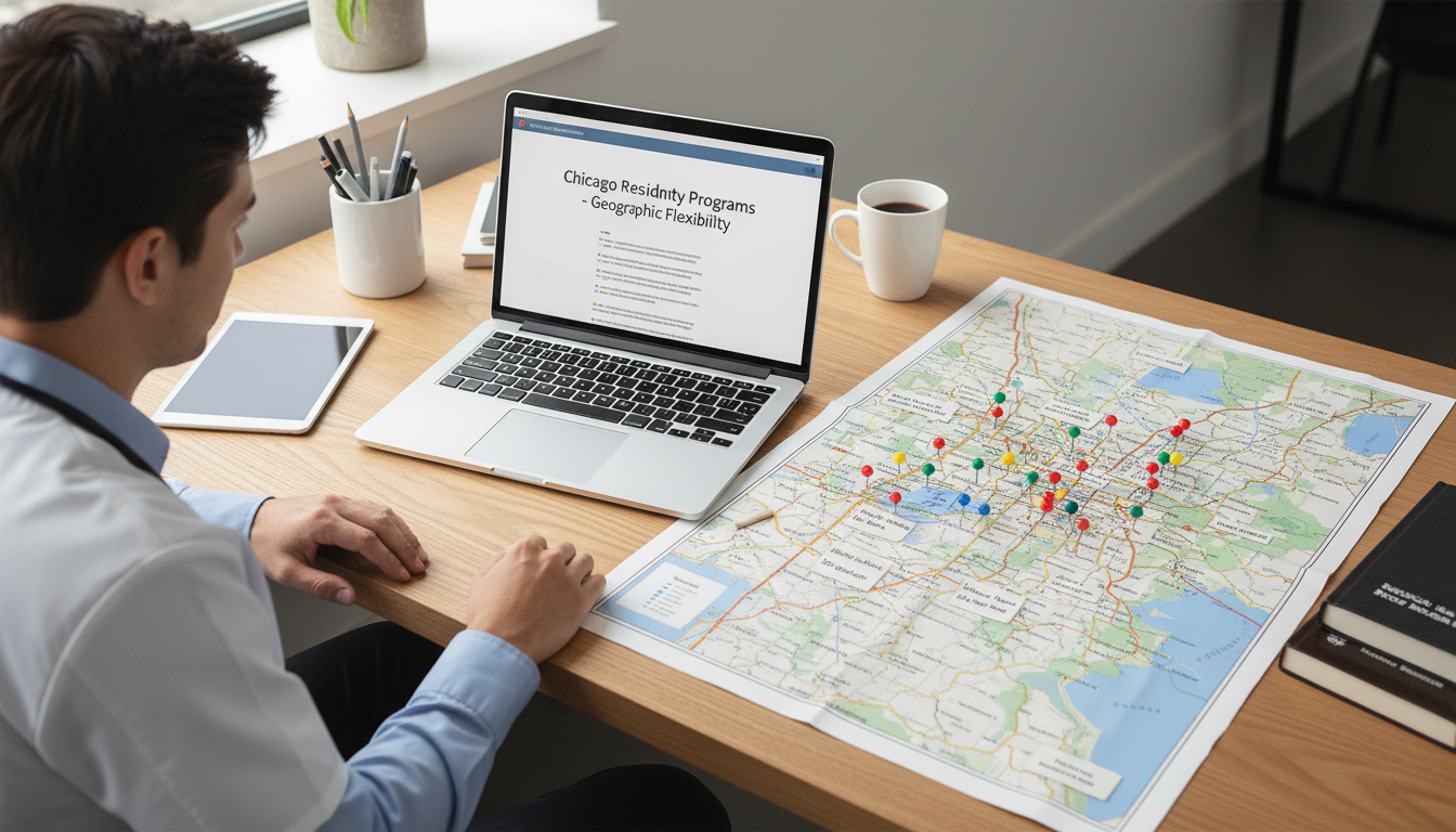 Map planning Chicago residency program locations Map planning Chicago residency program locations - Chicago residency programs for Geographic Flexibility for Residency Progra