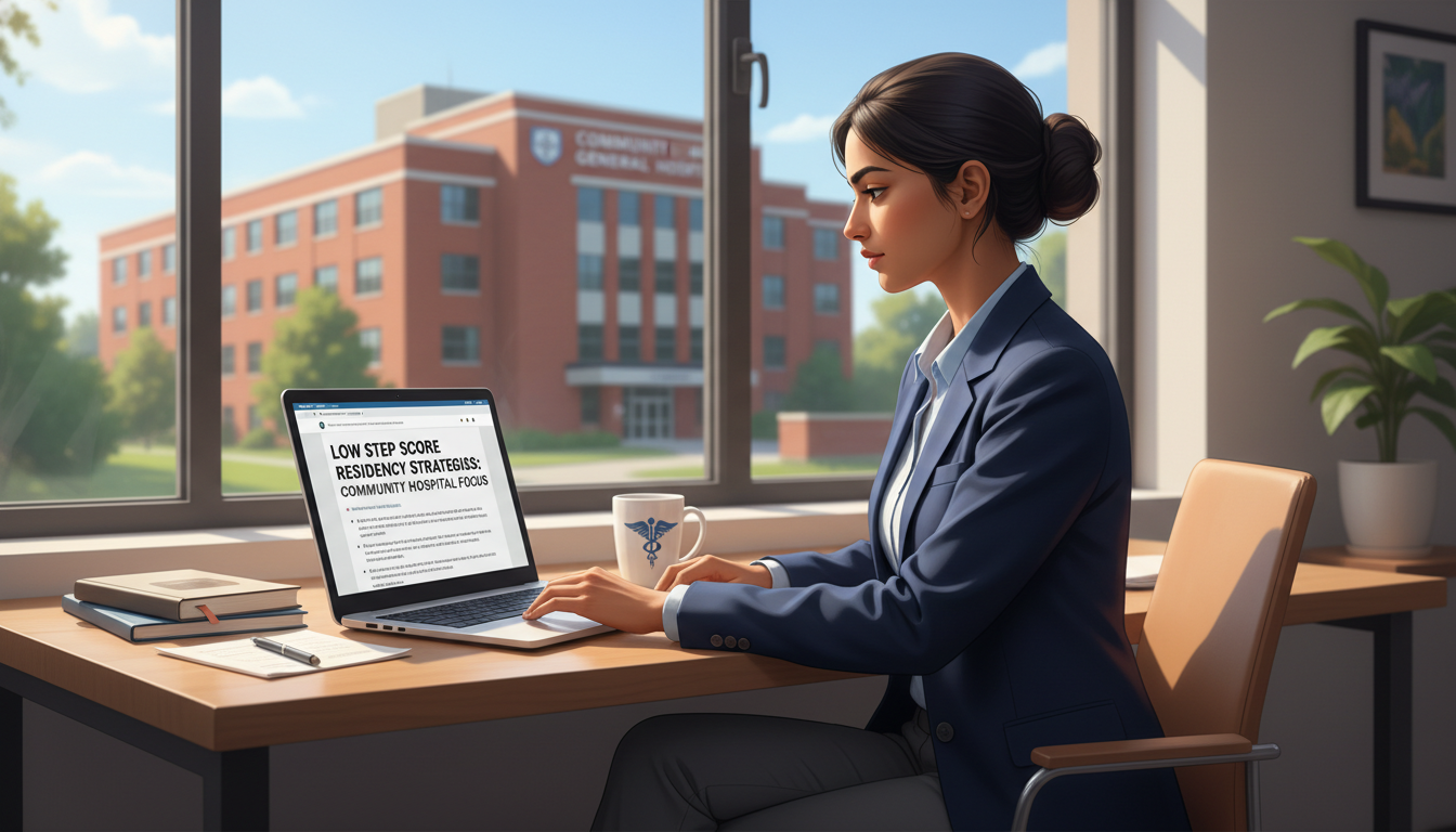 Strategies for Matching with Low Step Scores in Community Hospital Residencies