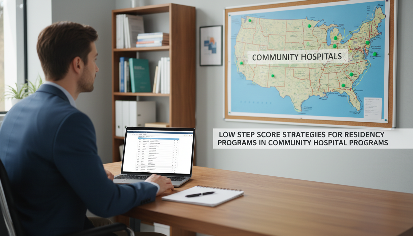 Medical student researching community hospital residency programs for low Step scores - community hospital residency for Low