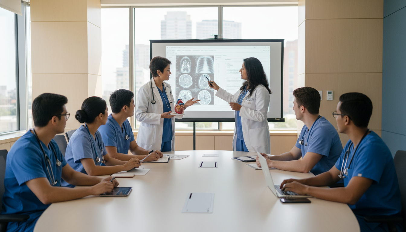 Teaching conference in a county hospital residency program Teaching conference in a county hospital residency program - county hospital residency for H-1B Sponsorship Programs for Resi