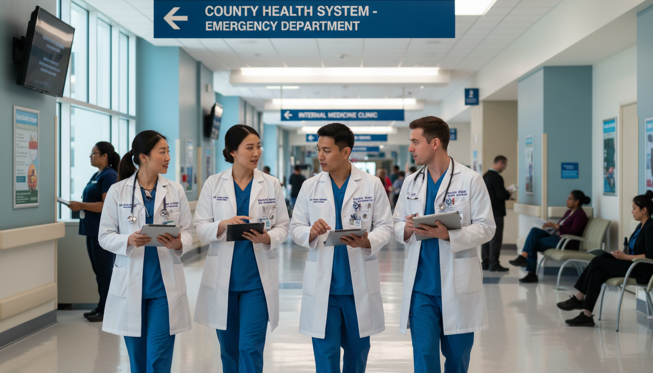 Low Step 1 Score Strategies for County Hospital Residency Success