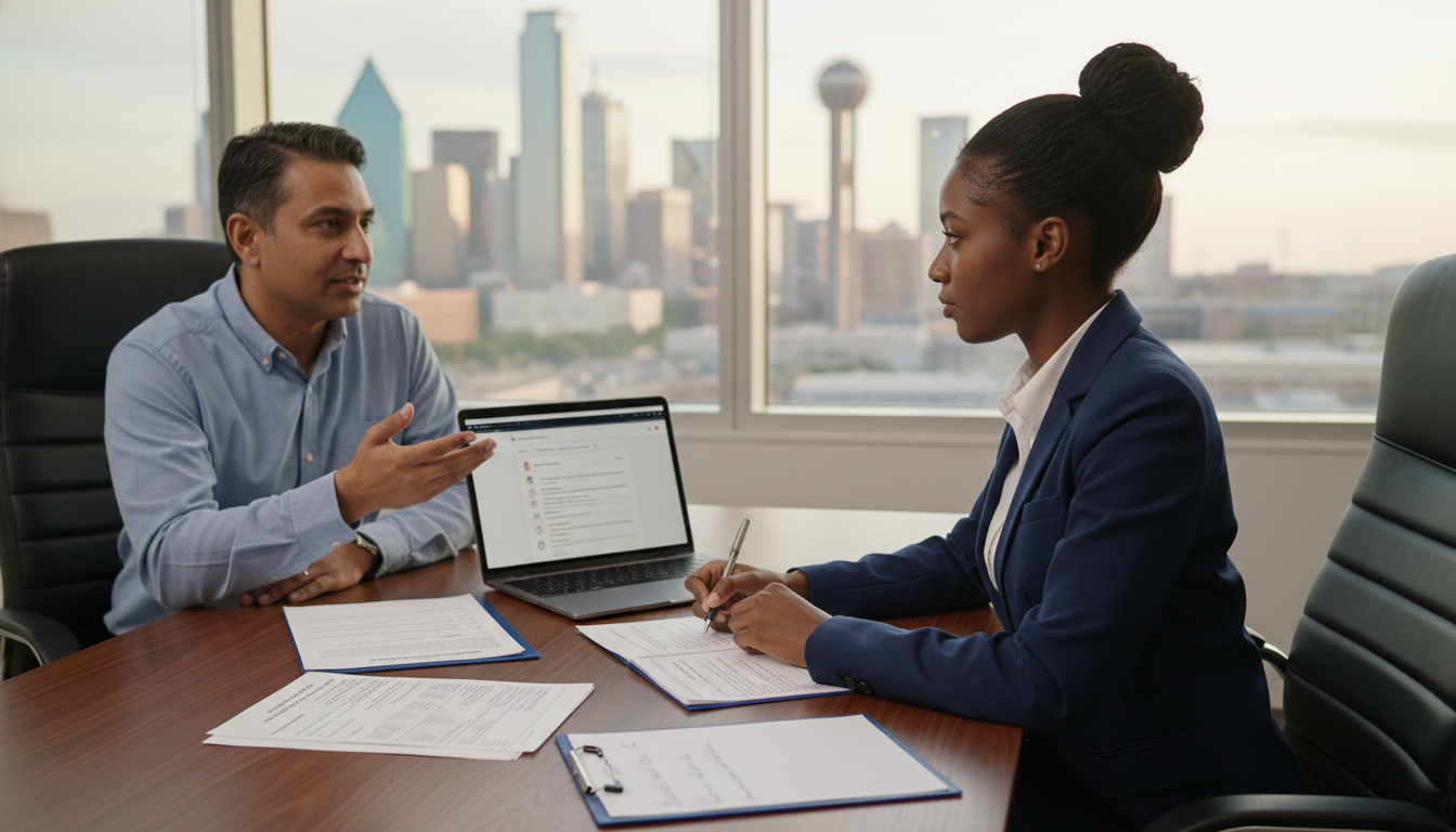 Unmatched medical graduate speaking with advisor Unmatched medical graduate speaking with advisor - Dallas residency programs for Failed Match Recovery for Residency Programs