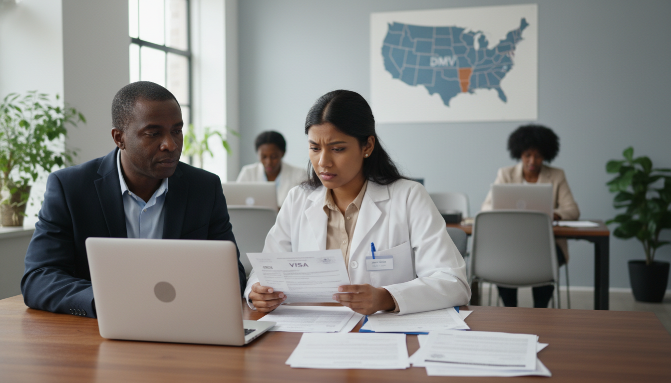 Medical resident in DC Maryland Virginia region meeting with immigration advisor Medical resident in DC Maryland Virginia region meeting with immigration advisor - DC residency programs for Visa Navigation