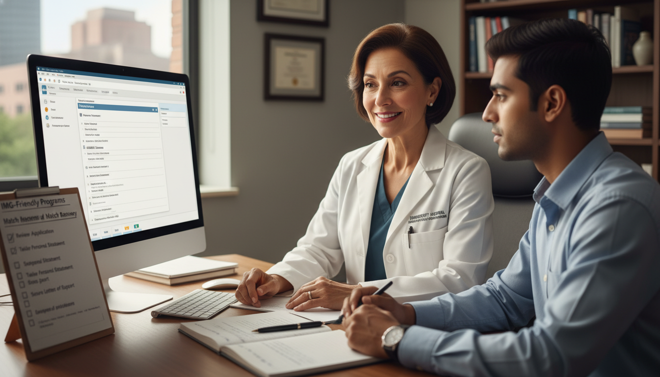 Resident advisor counseling an unmatched IMG on application review Resident advisor counseling an unmatched IMG on application review - IMG friendly residency for Failed Match Recovery for Res