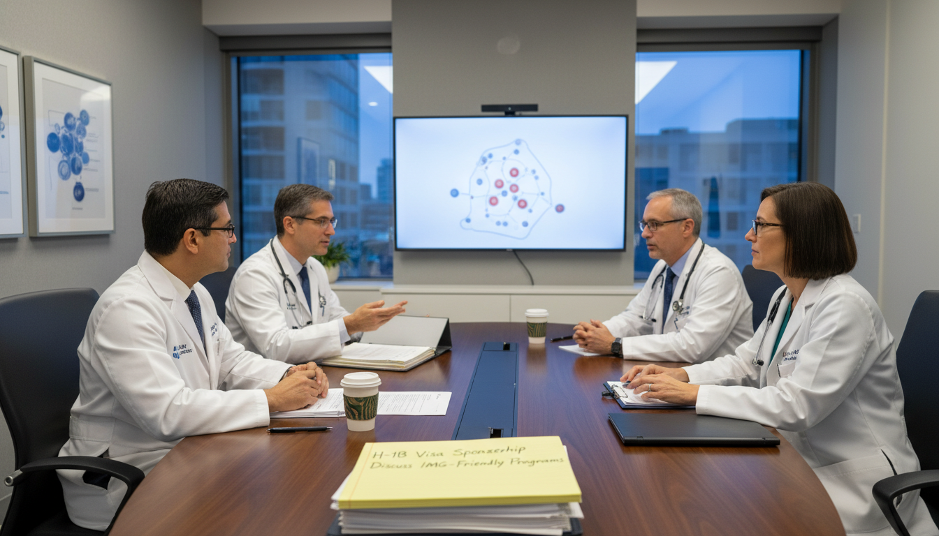 Residency interview panel discussing visa sponsorship Residency interview panel discussing visa sponsorship - IMG friendly residency for H-1B Sponsorship Programs for Residency Pr