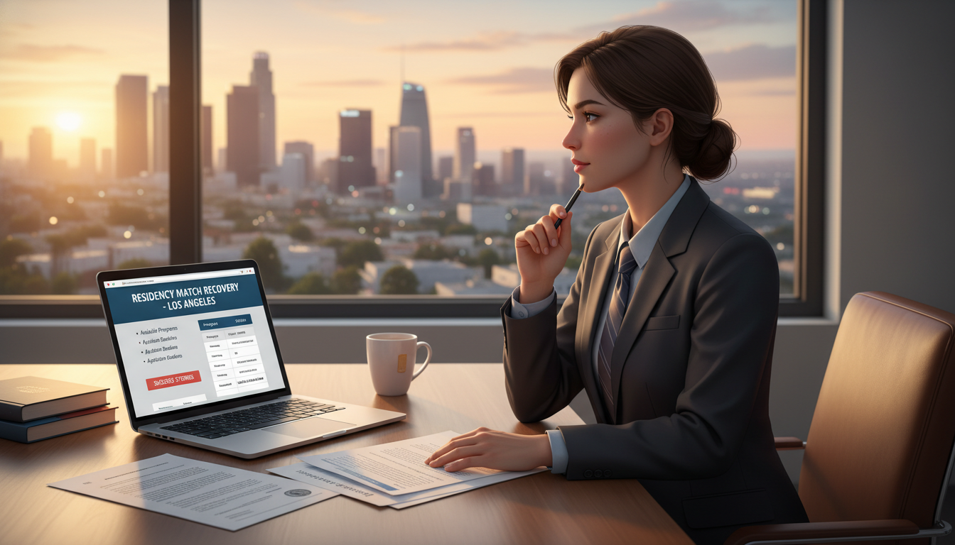Failed Match Recovery: Your Ultimate Guide to LA Residency Success