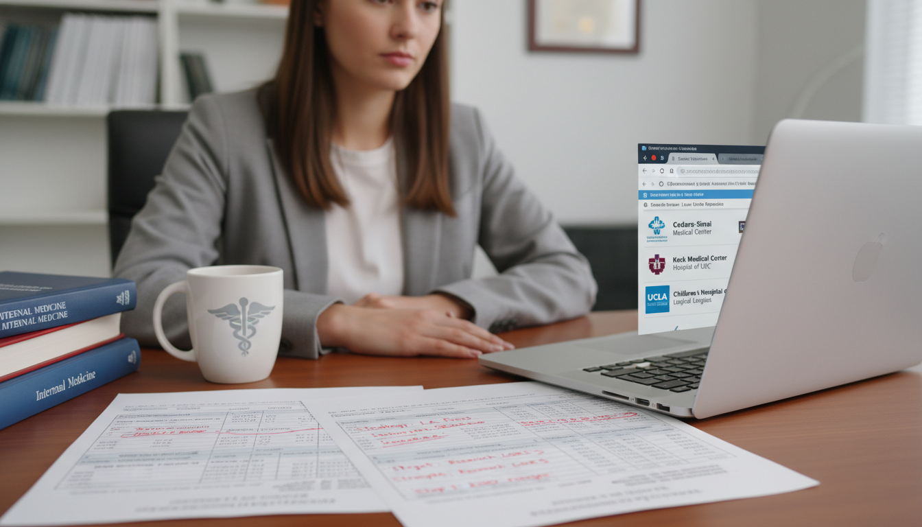 Medical applicant researching Los Angeles residency programs - LA residency programs for Low Step Score Strategies for Reside