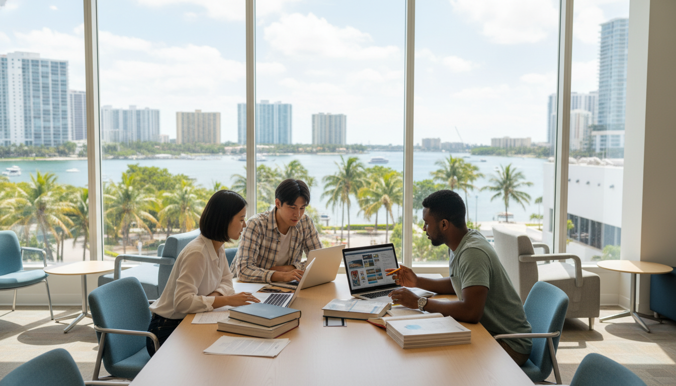 Medical residents studying for USMLE in Miami Medical residents studying for USMLE in Miami - Miami residency programs for H-1B Sponsorship Programs for Residency Programs