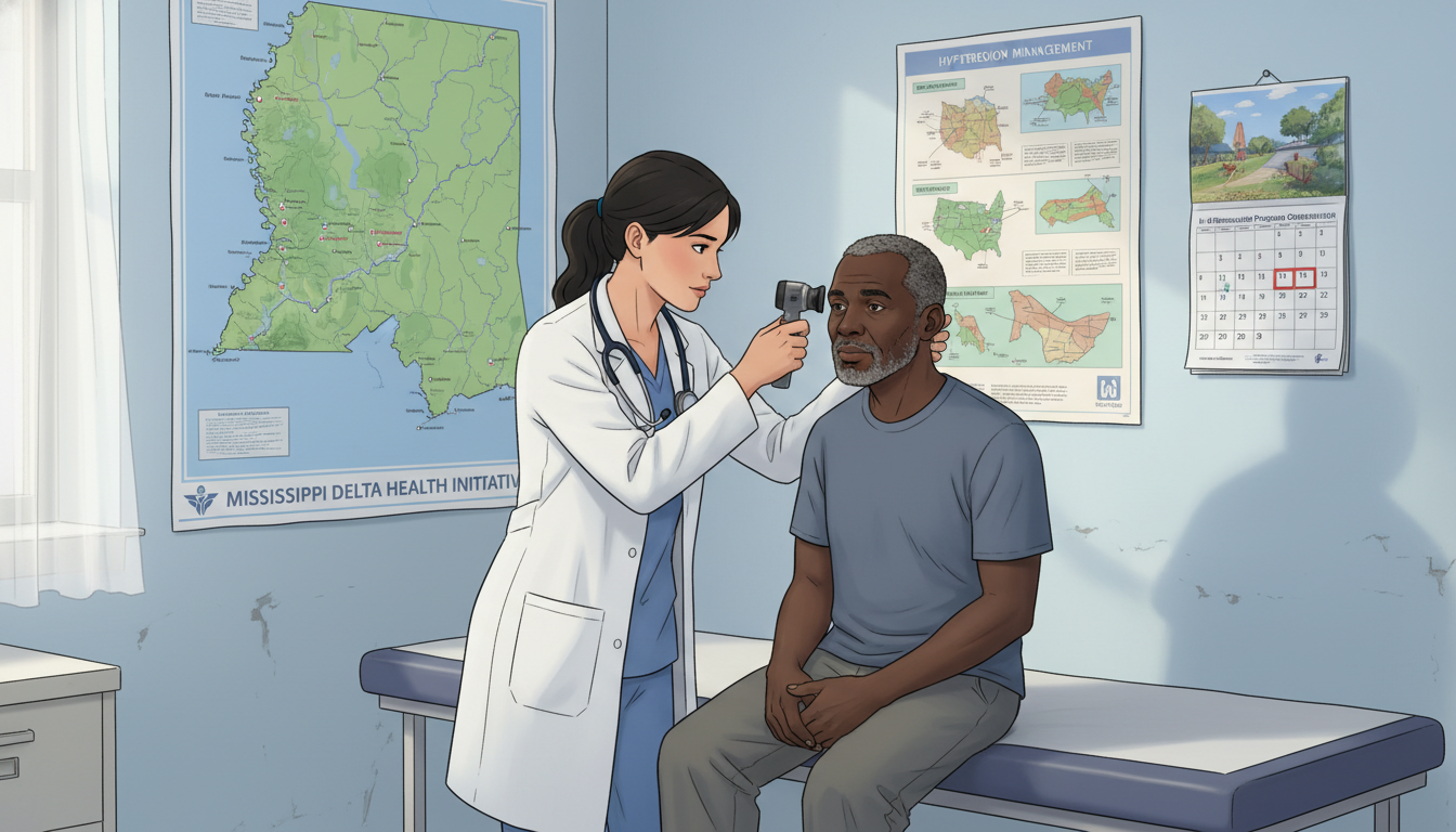 Medical resident working in a Mississippi Delta community clinic Medical resident working in a Mississippi Delta community clinic - Mississippi Delta residency for H-1B Sponsorship Programs